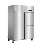 Silver stainless steel four-door commercial refrigerator blender, multi-functional household kitchen appliance Item Picture